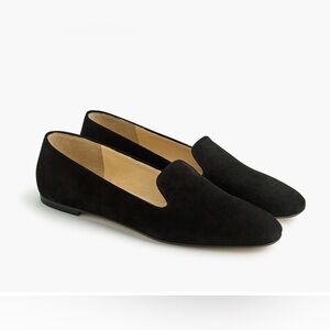 J. Crew Black Suede Loafers